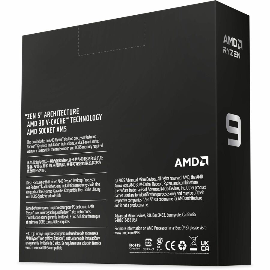 AMD Ryzen 9 9950X3D2 16-Core 4.3GHz Desktop Processor