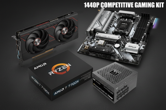 Nexurus 1440p Competitive Gaming Kit (GPU, CPU, MB, PWR)