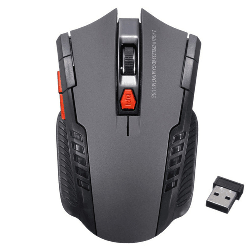 Wireless 2.4G mouse - Slotted Armor Style (5 Colors)