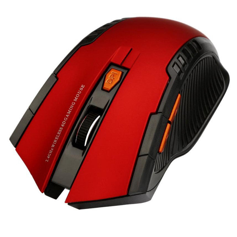 Wireless 2.4G mouse - Slotted Armor Style (5 Colors)