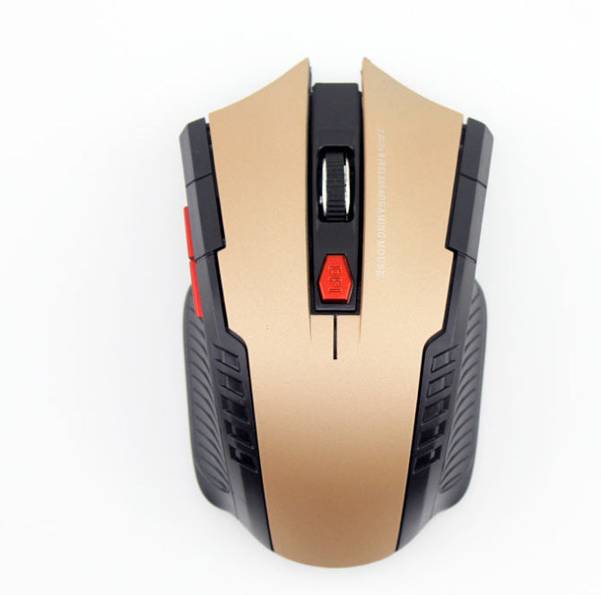 Wireless 2.4G mouse - Slotted Armor Style (5 Colors)