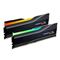 G.Skill Trident Z5 Neo RGB DDR5 memory sticks, black heatspreaders with green lighting