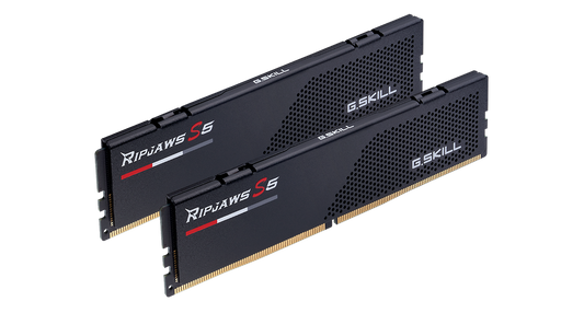 G.Skill Ripjaws S5 DDR5 desktop memory kit, two black heat spreader modules