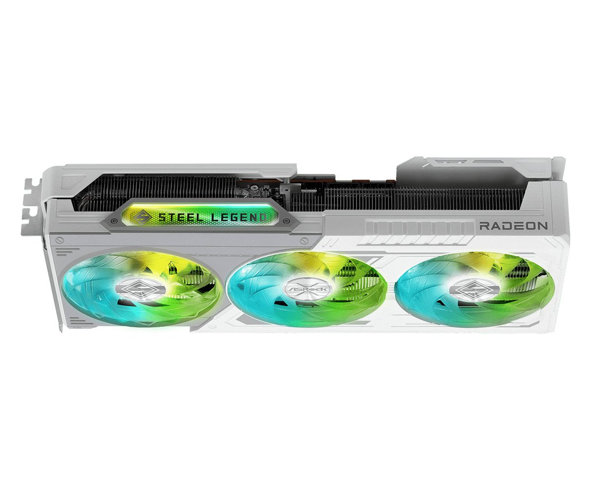 ASROCK AMD Radeon RX 9070 XT Steel Legend 16GB GDDR6