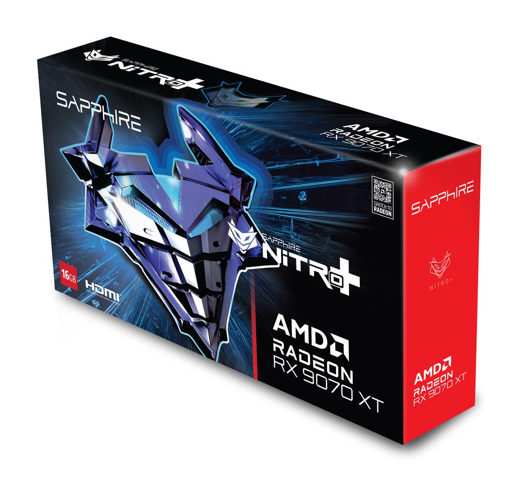 Sapphire 11348-01-20G Nitro+ AMD Radeon RX 9070 XT Graphics Card