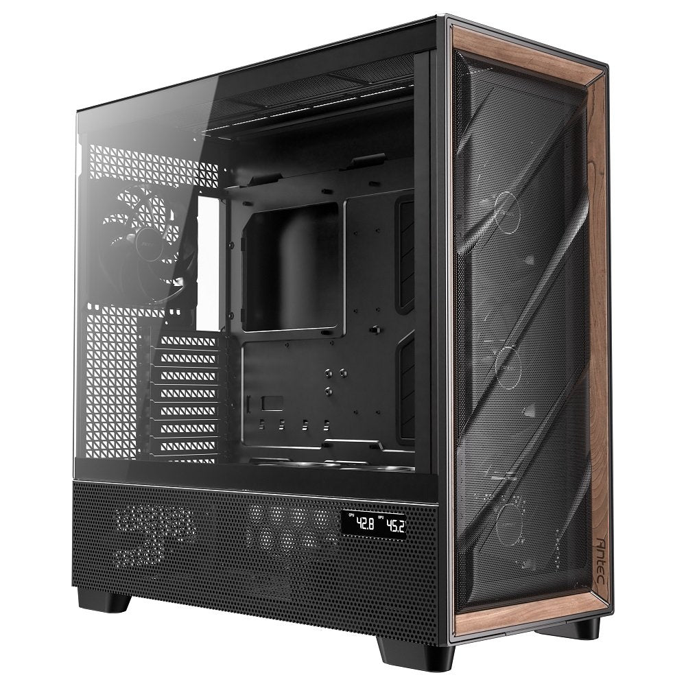 Antec FLUX Pro Walnut Wood PC Case