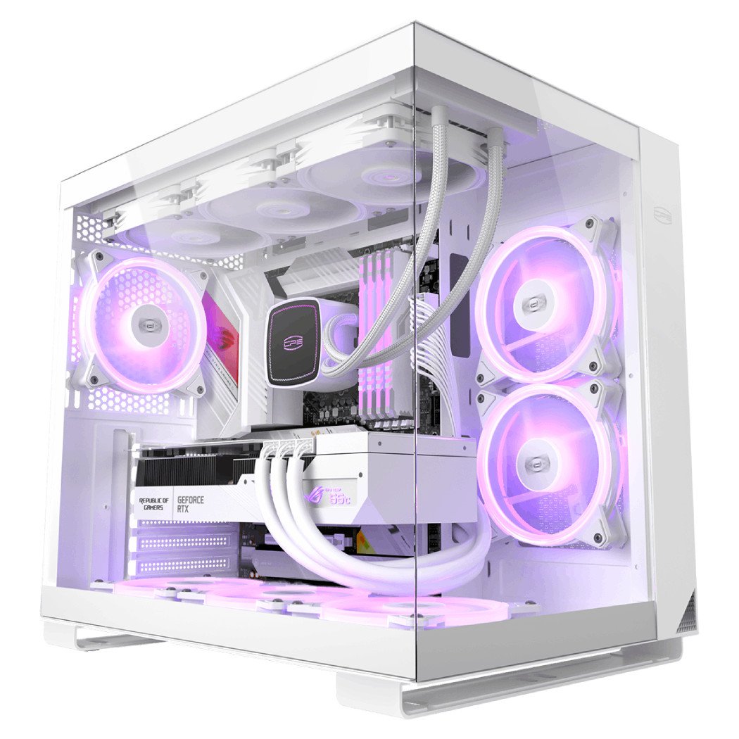 PCCOOLER CPS - C3 T500 ARGB White Gaming Desktop Case