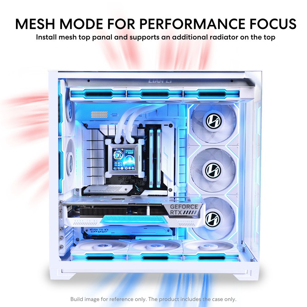 LIAN LI O11 Vision Compact White ATX PC Case