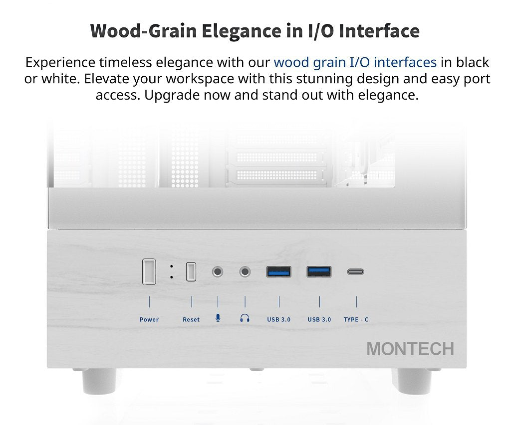MONTECH XR ATX Mid-Tower PC Gaming Case