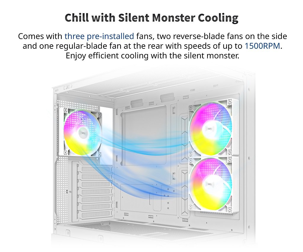 MONTECH XR ATX Mid-Tower PC Gaming Case