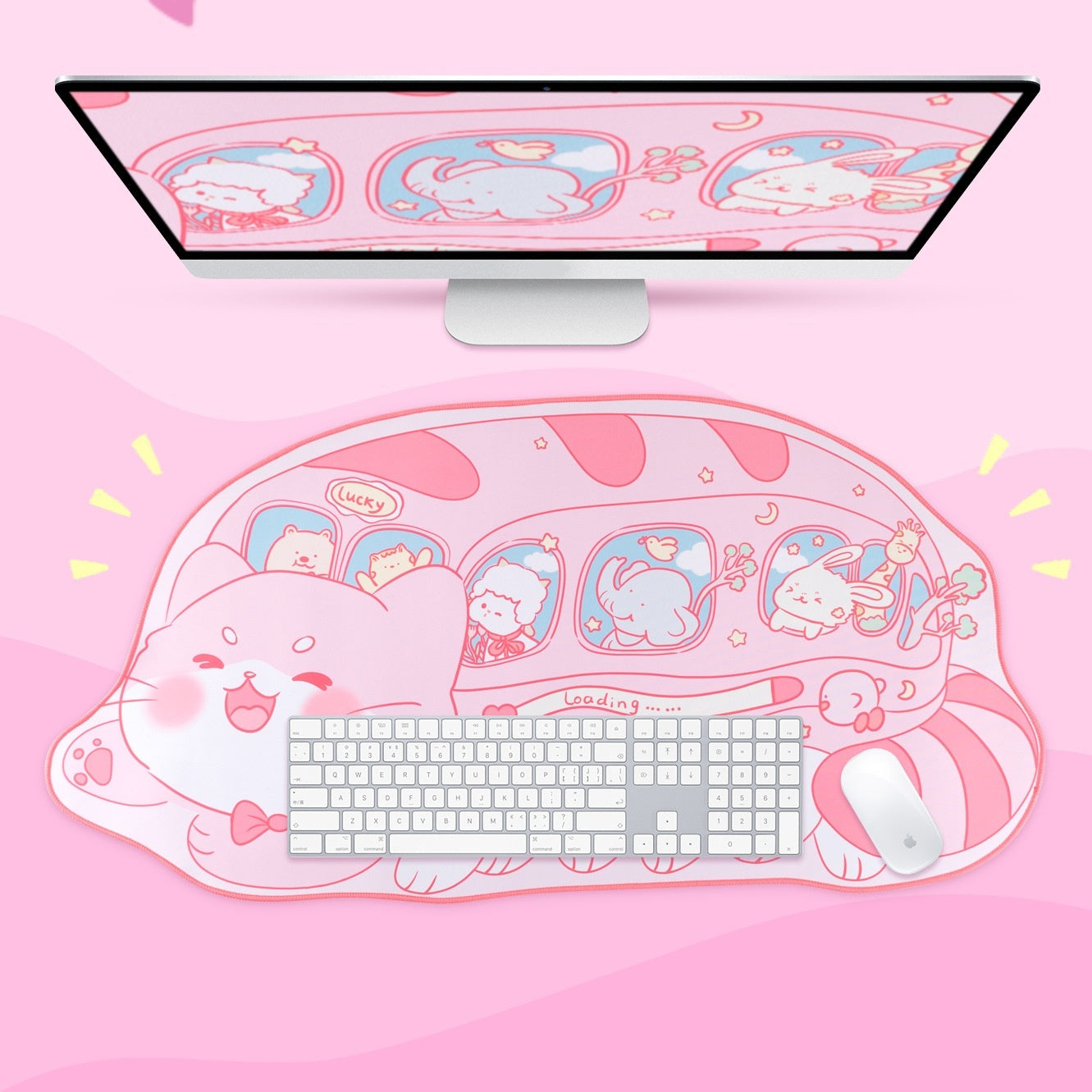 Cat Bus Mouse Pad