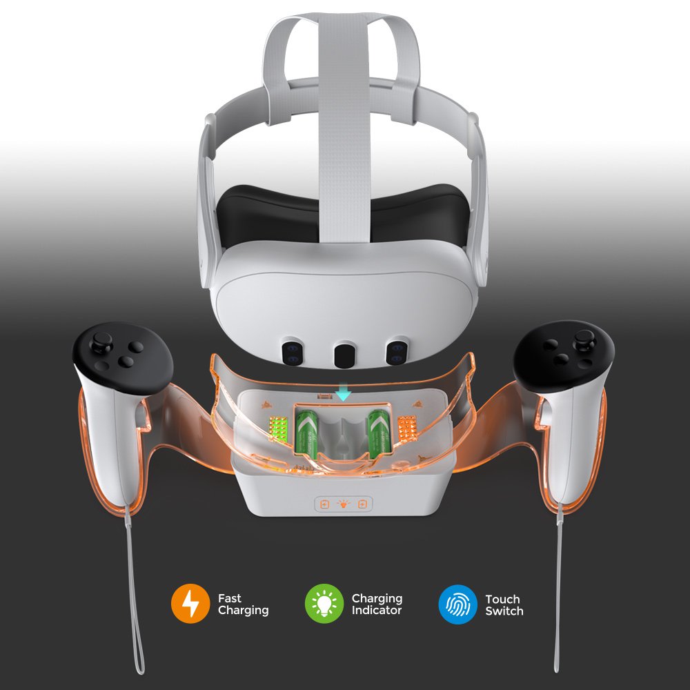 Charging Cradle for Meta/Oculus Quest 3