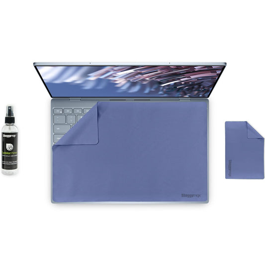 Dell XPS 13 keyboard cover kit with cleaning spray and microfiber cloth, azure