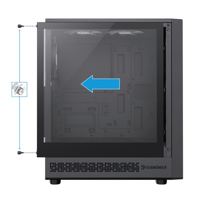 GameMax Storm 2 AB ATX Mid Tower Case
