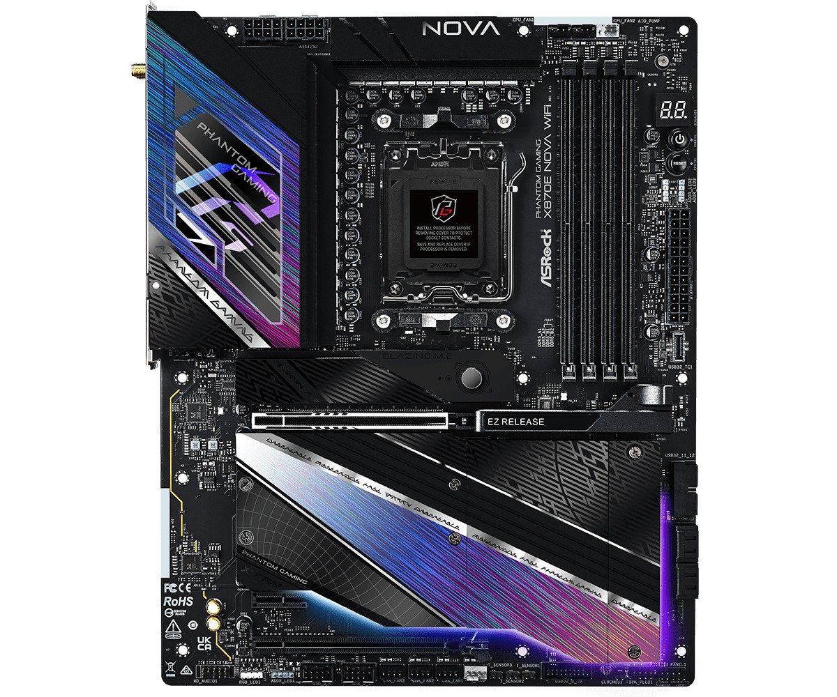 ASRock X870E NOVA WIFI Socket AM5