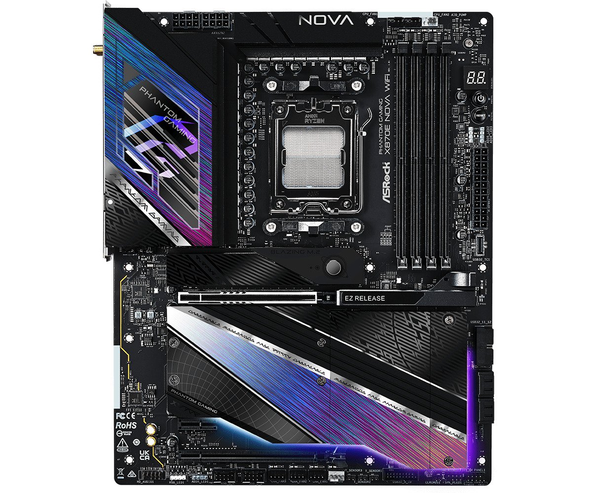 ASRock X870E NOVA WIFI Socket AM5