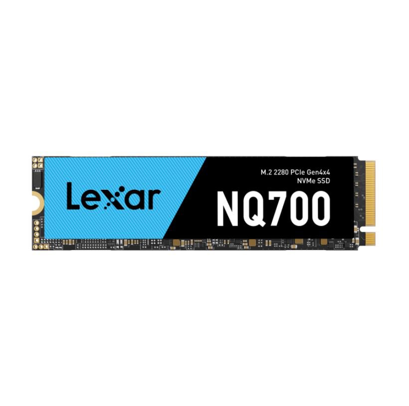 Lexar NQ700 2TB NVMe M.2 2280 internal SSD, black PCB with blue label