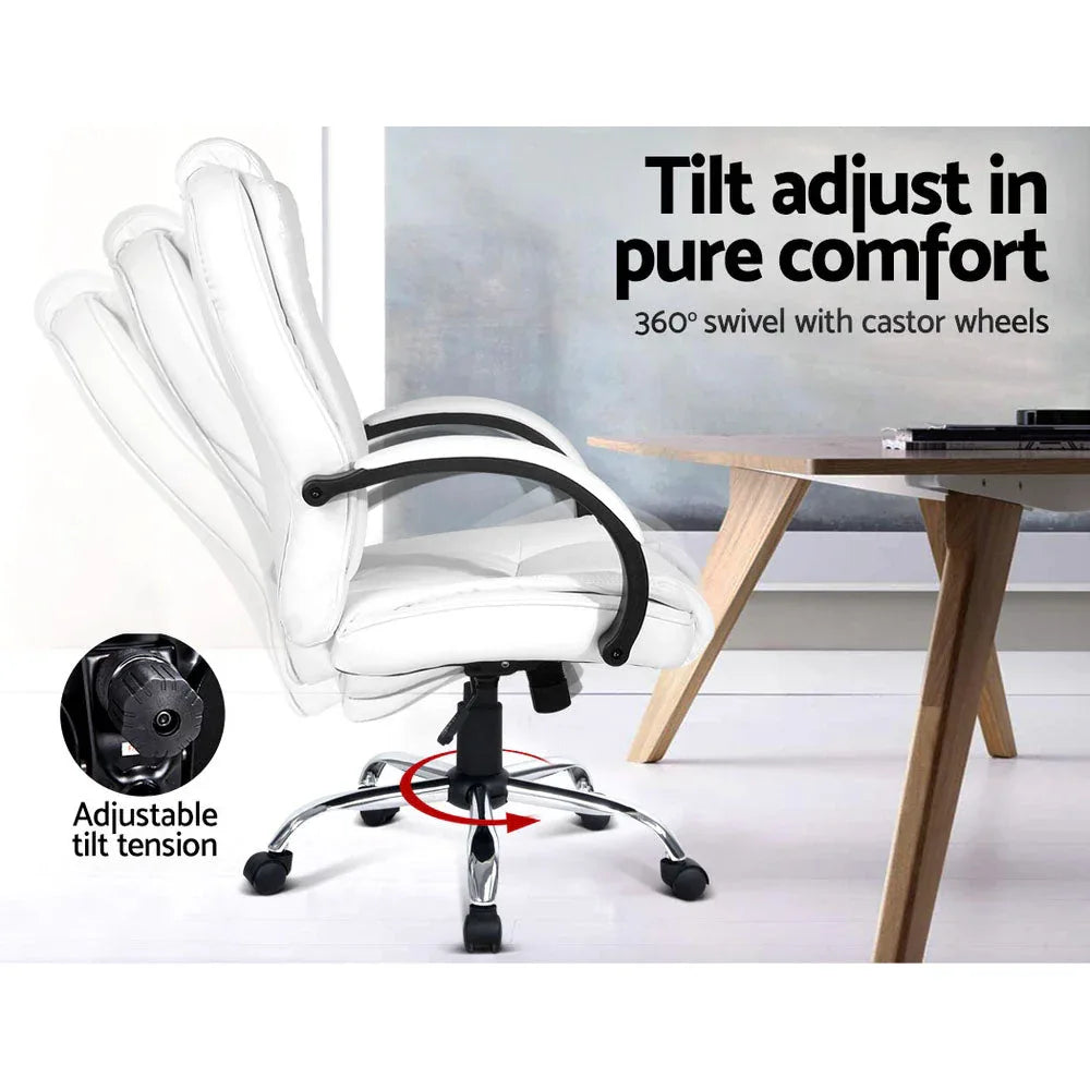 Artiss Office Chair Gaming Computer Chairs Executive PU Leather
