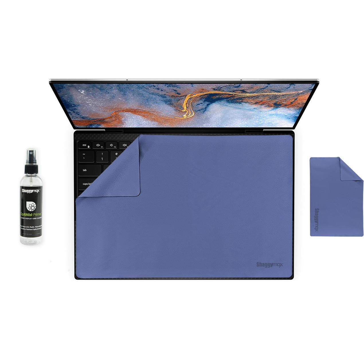 13" Laptop Screen Protector Keyboard Cover Microfiber & Cleaning Kit UnderWare Pac