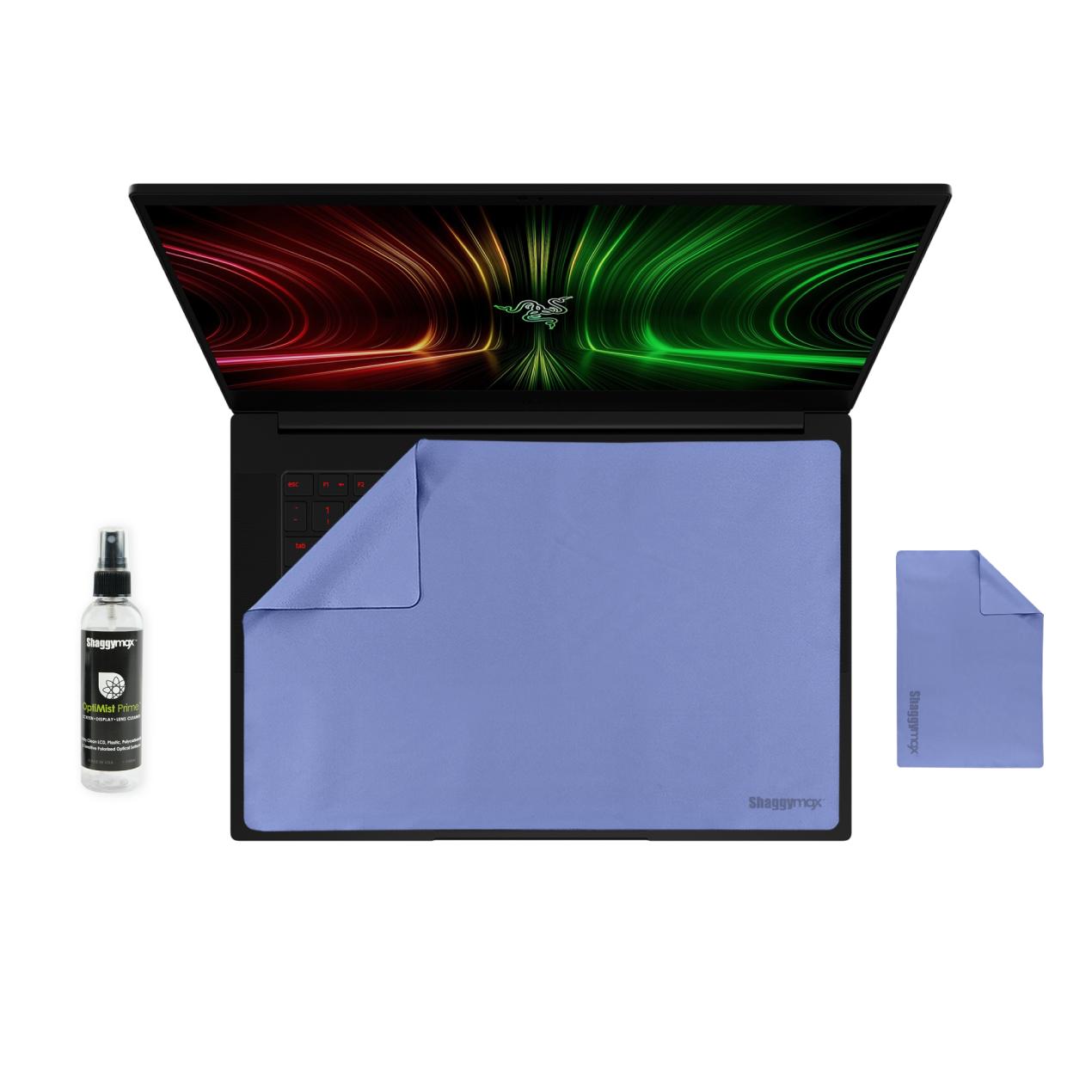 14-inch laptop microfiber screen protector and keyboard cover kit with cleaning spray