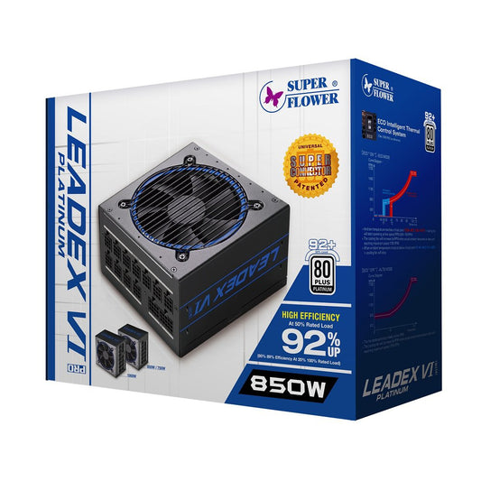 Super Flower Leadex VI Platinum PRO 850W ATX 80 PLUS PLATINUM Certified Power Supply