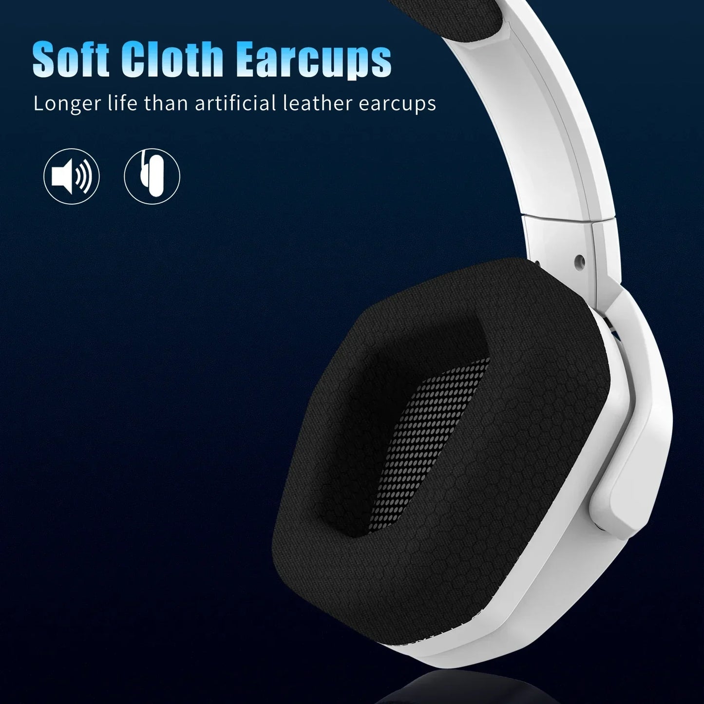 Dual Wireless Gaming Headset with Mic ANC for PS5 PC Mobile Switch