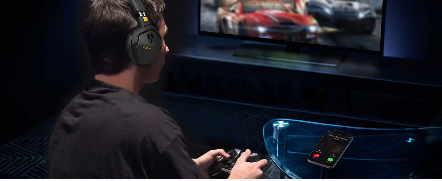 NUBWO G06 Wireless Gaming Headset Bluetooth 5.3 PS5 PC Noise Cancelling