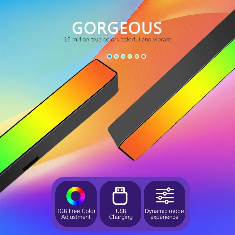 Smart RGB Atmosphere Light Bar w/ App Control & Music Sync