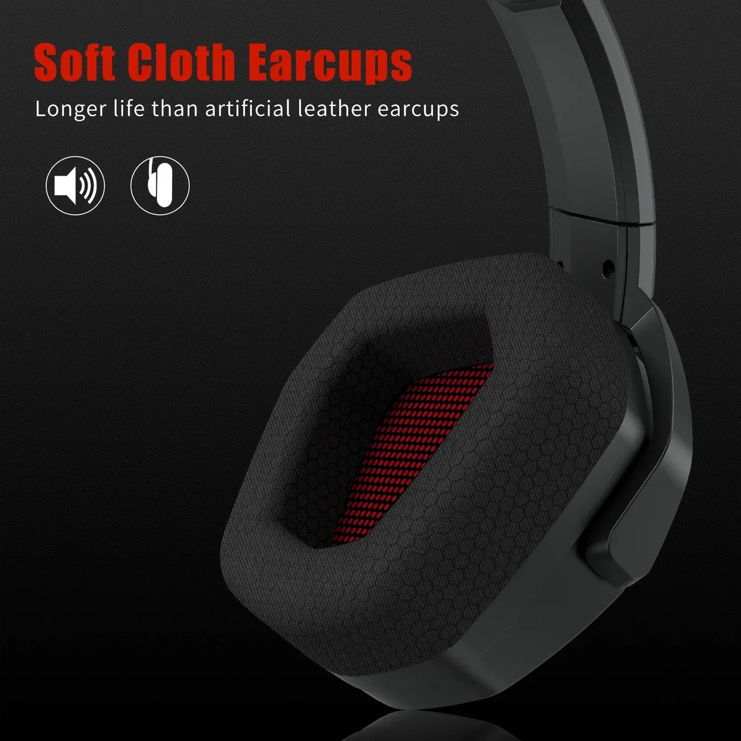 NUBWO G06 Wireless Gaming Headset Bluetooth 5.3 PS5 PC Noise Cancelling