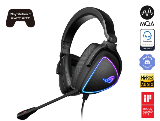 ASUS ROG Delta S Lightweight USB-C Gaming Headset with AI