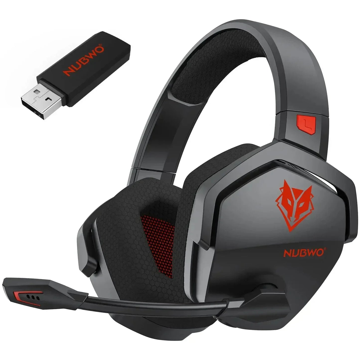 NUBWO G06 Wireless Gaming Headset Bluetooth 5.3 PS5 PC Noise Cancelling