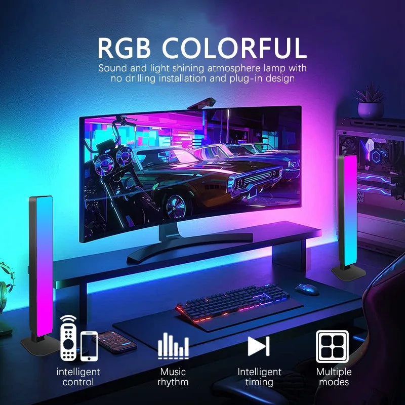 Smart RGB Atmosphere Light Bar w/ App Control & Music Sync