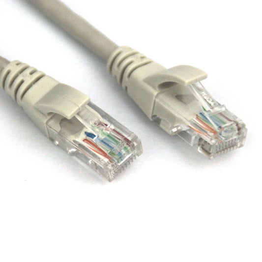 VCOM NP511B-7-GRAY 7ft Cat5e UTP Crossover Patch Cable