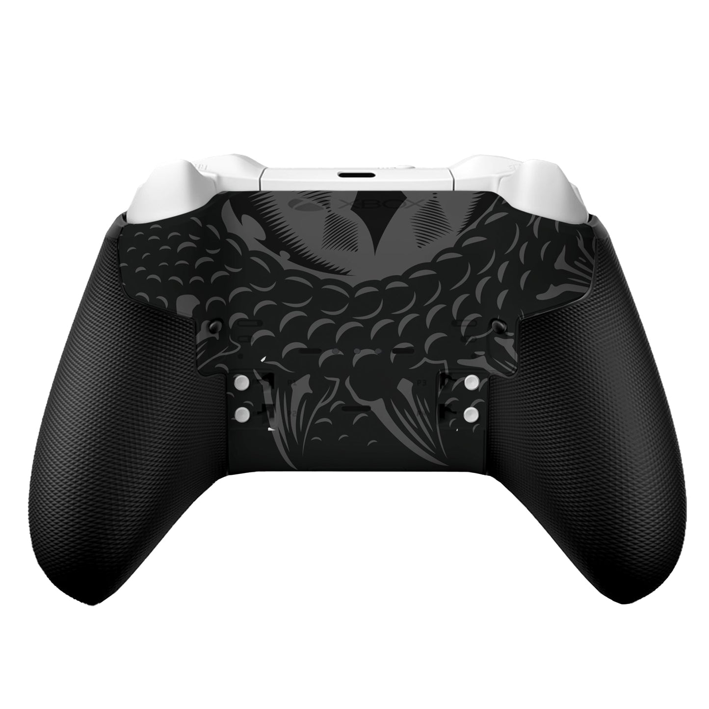 Xbox Elite Series 2 Core controller skin with Smaug dragon scale hydro-dip back