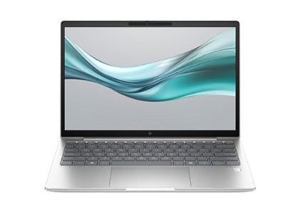 Silver 13-inch laptop with open display and visible keyboard