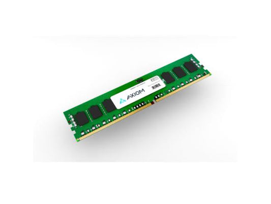 Axiom DDR5-5600 memory module with green PCB and label