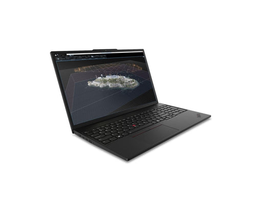 LENOVO ThinkPad P16s laptop with keyboard and open screen