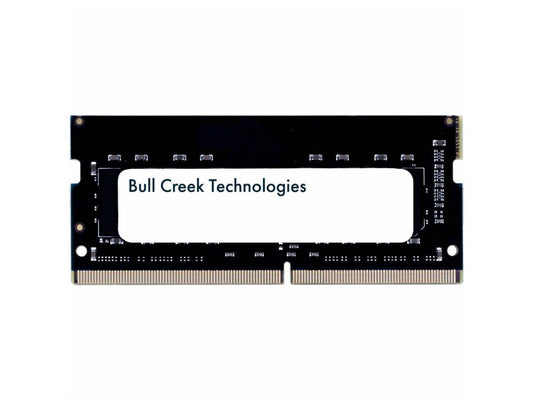 DDR4 SODIMM memory module with Bull Creek Technologies label on black PCB