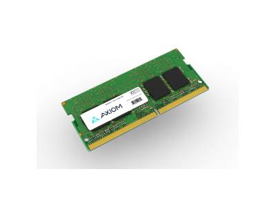 Green DDR4-3200 SODIMM RAM module with label, single stick