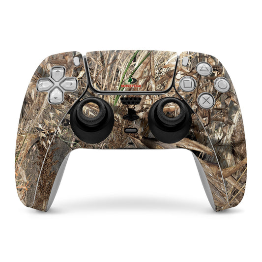 Camouflage PS5 controller skin with cutouts for buttons and touchpad