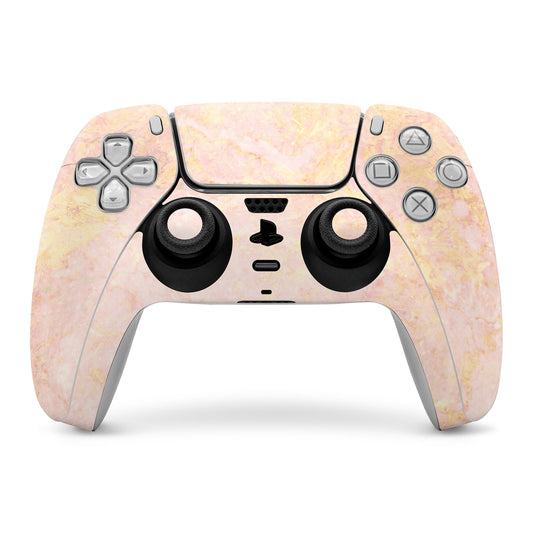 Rose gold marble controller skin with button and thumbstick cutouts