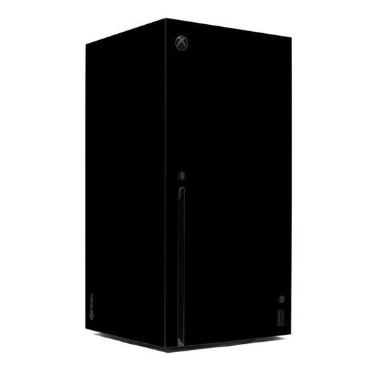 Black Xbox Series X console skin with centered Xbox logo
