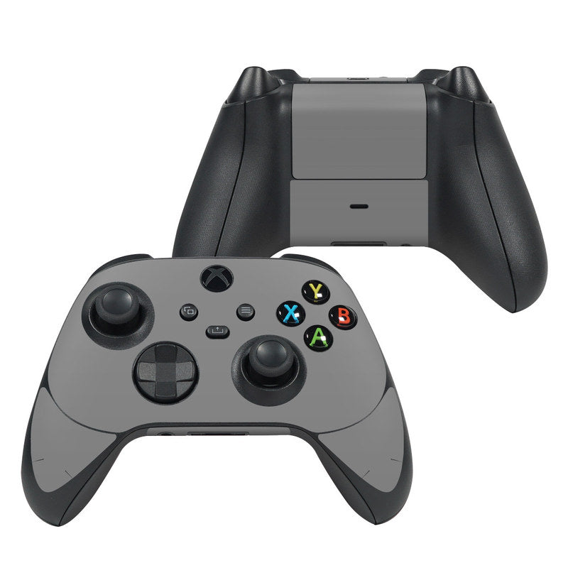 Xbox controller skin, solid grey with cutouts for buttons and thumbsticks